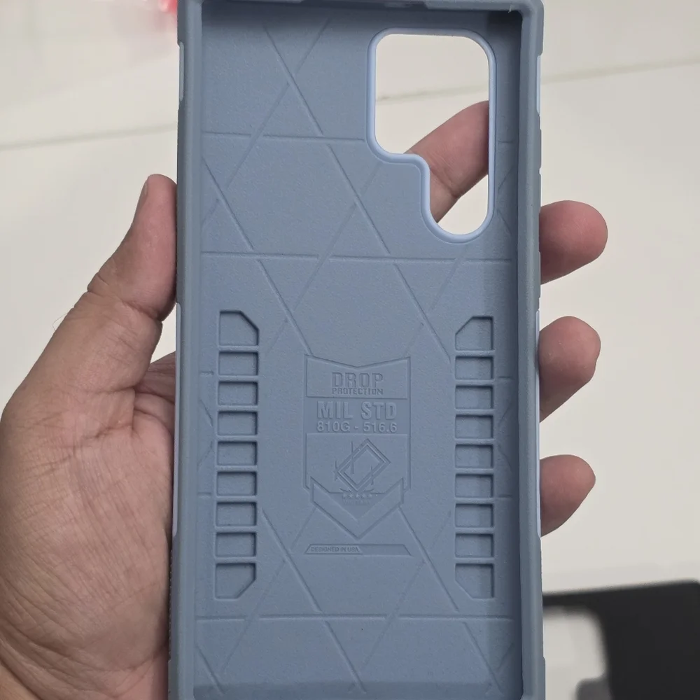 Samsung Galaxy S22 Ultra Light Blue Hybrid Case PRE-OWNED